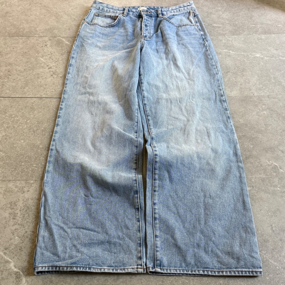 Billabong Light Wash Wide Leg Denim Jeans Size 29